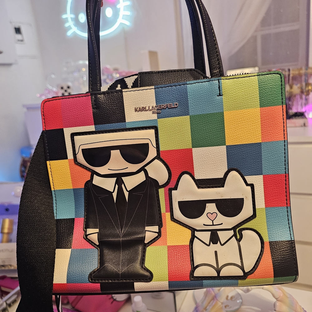 Karl Lagerfeld Multicolor Tote Bag